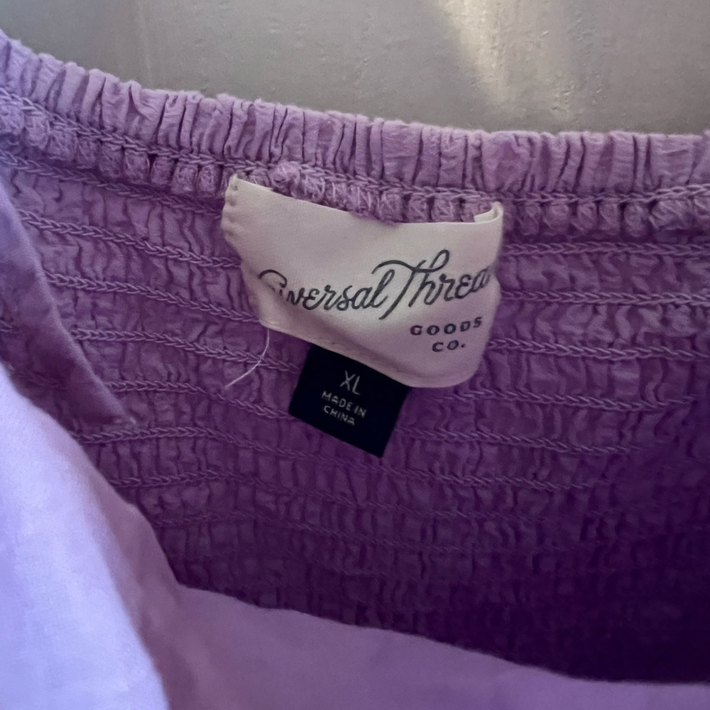 Universal Threads Lavender Off-Shoulder Dress Xl - image 8